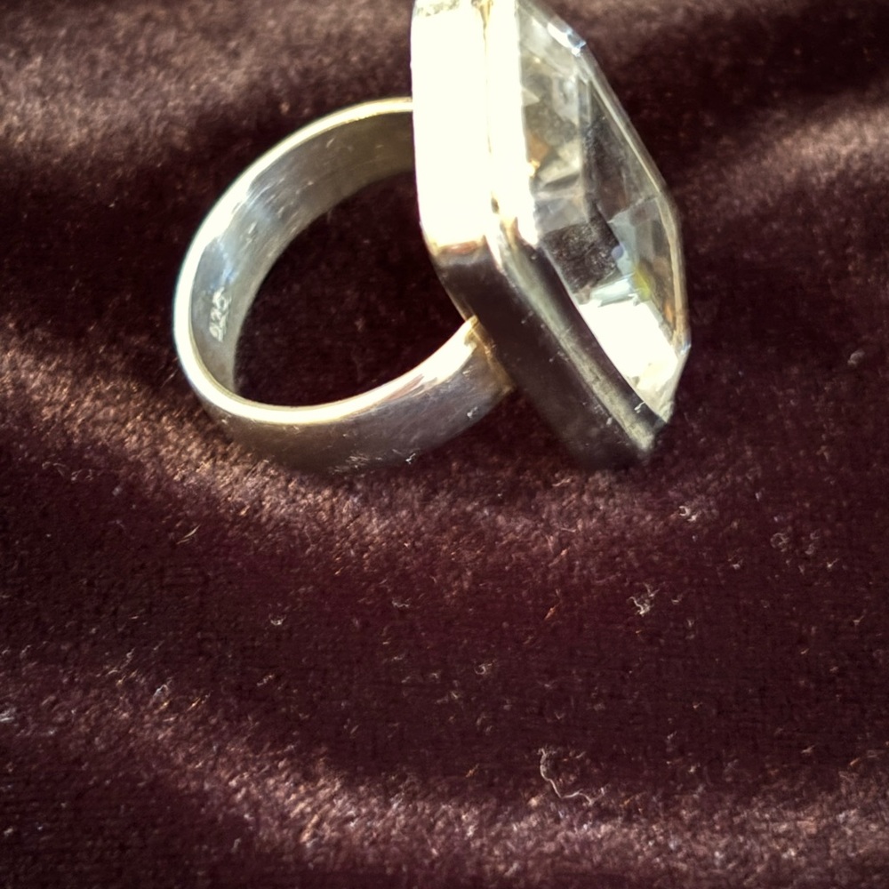 Elegant Silver Statement Ring - image 6